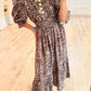 Casual Leopard Maxi Dress