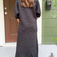 Quilted Jacquard Maxi Dress