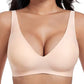 🎉Valentine's Day Sale-60% Off💖Womens Comfortable Wireless Bras Push Up Bralettes Seamless Tshirts Bras Deep V Everyday Bras