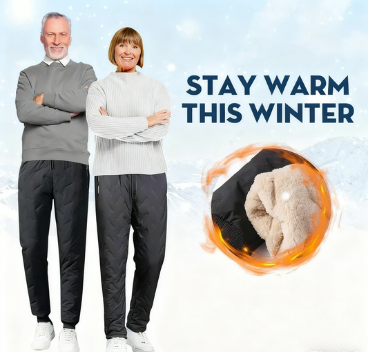⏳LAST DAY SALE 50% OFF!! ✨Unisex Super Cozy & Warm Fleece-Lined Waterproof Pants🔥