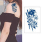 4 Sheets Japanese Chinese Woman Semi-Permanent Tattoo Sword