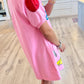 Pink School Days Sticker Dress