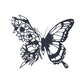 Flowery Butterfly