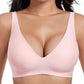 🎉Valentine's Day Sale-60% Off💖Womens Comfortable Wireless Bras Push Up Bralettes Seamless Tshirts Bras Deep V Everyday Bras