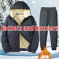 Men's Stylish Warm Jacket & Pants Two-Piece Set