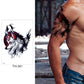 6 Sheets Wolf Half Arm Temporary Tattoo Stickers