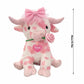 🐮Valentine's Day Best gift - Valentine’s Rose-Pink Highland Cow Plush Toy