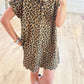 Leopard Scallop Hem Dress