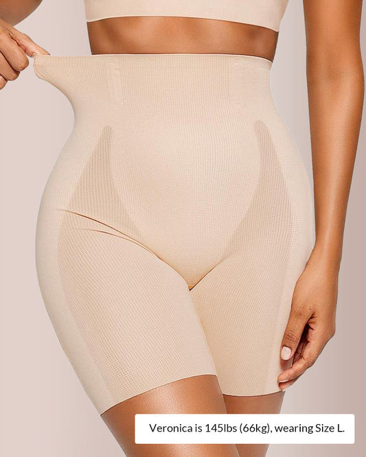 High-Waist Seamless Butt-Lifting Shaper Shorts