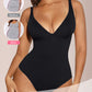 V Neck Bodysuit Tummy Control Shapewear