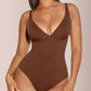 V Neck Bodysuit Tummy Control Shapewear