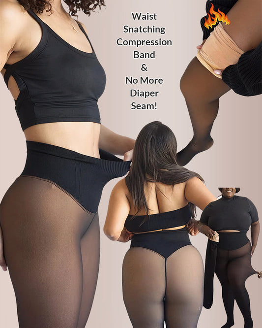 One-Seam Slimming Thermal Tights