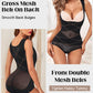Open Bust Cross Compression Body Shaper