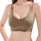 Women's Ribbed Push Up Adjustable Wireless Bra