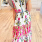 Floral Print Maxi Dress