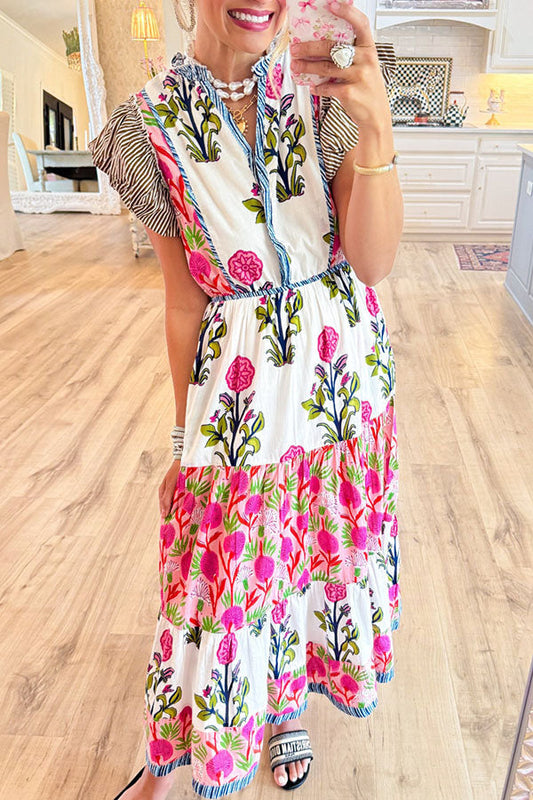 Floral Print Maxi Dress