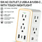 ✨ Multi Plug Outlet Surge Protector