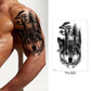 6 Sheets Wolf Half Arm Temporary Tattoo Stickers