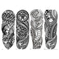 Full Arm Maori Totem Sleeve Black Cool 170mm * 480mm Waterproof Temporary Tattoo