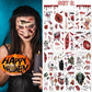 (🎃HALLOWEEN PRE SALE - 49% OFF) Halloween Prank Makeup Temporary Tattoo😈Easy To Remove