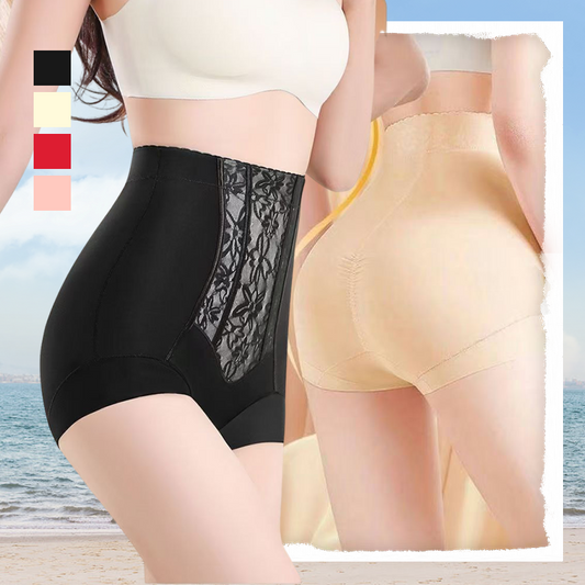 High-waisted shaping body pants