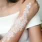 Elegant White Lace Tattoo Stickers 3 PCS Set