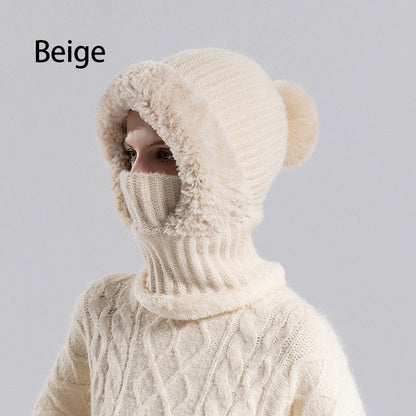 🎁Christmas Hot Sale 60% OFF🎅Women's Winter One-Piece Knitted Beanie Scarf Mask