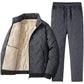 Men's Stylish Warm Jacket & Pants Two-Piece Set