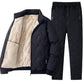 Men's Stylish Warm Jacket & Pants Two-Piece Set