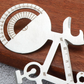Portable Bicycle-Shaped Multi-Tool Card