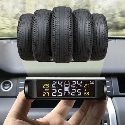 Solar Real-Time Four-Wheel Display Tire Pressure Monitor