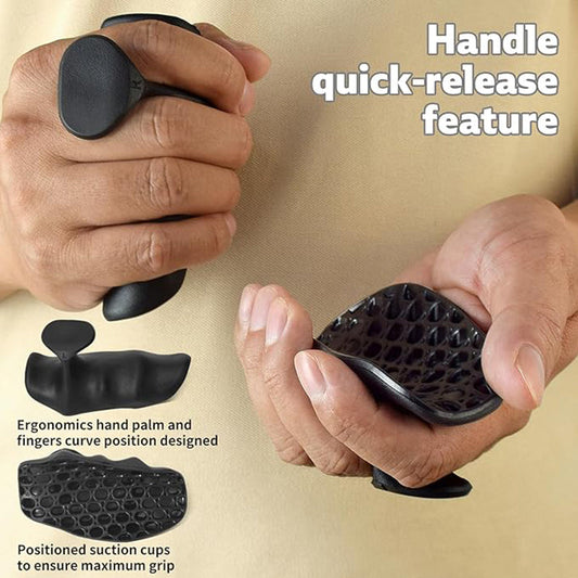 Silicone Fingerless Workout Gym Grips Set